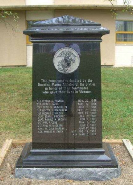QUANTICO MARINE ATHLETES OF THE SIXTIES WAR MEMORIAL