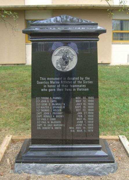QUANTICO MARINE ATHLETES OF THE SIXTIES WAR MEMORIAL
