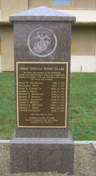 FIRST SPECIAL BASIC CLASS WAR MEMORIAL