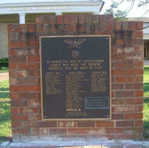 SPOTSYLVANIA COUNTY WAR MEMORIAL