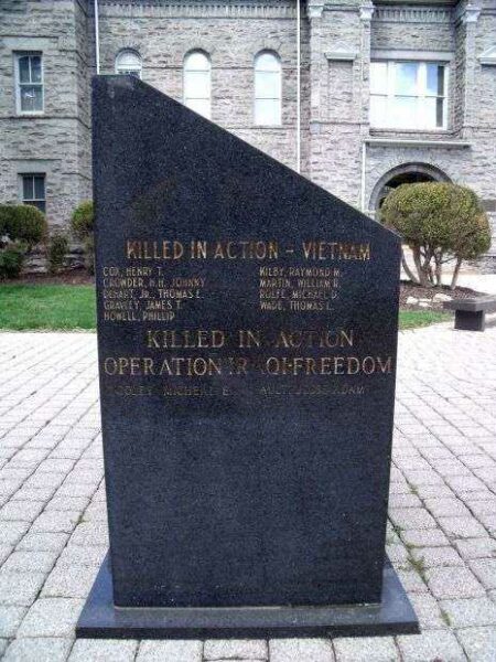 PULASKI COUNTY WAR MEMORIAL SIDE B