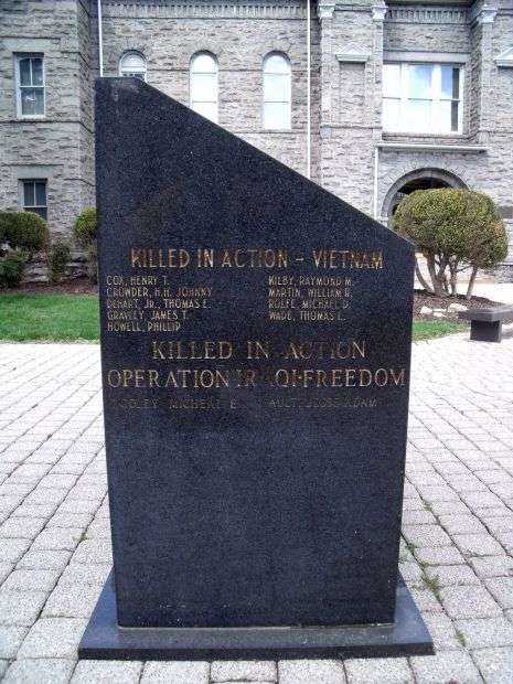 PULASKI COUNTY WAR MEMORIAL SIDE B