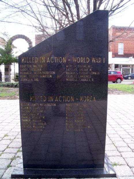 PULASKI COUNTY WAR MEMORIAL SIDE A