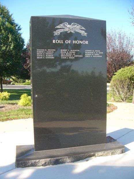WOODBRIDGE ROLL OF HONOR MEMORIAL BACK