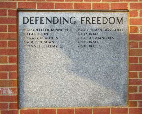 HANOVER VETERANS MEMORIAL STONE E