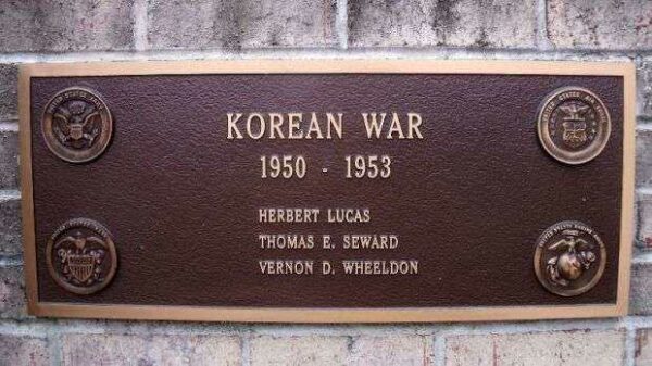 EMPORIA-GREENSVILLE VETERAN WAR MEMORIAL PLAQUE D