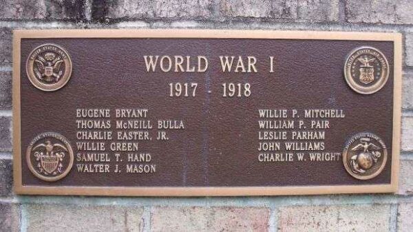 EMPORIA-GREENSVILLE VETERAN WAR MEMORIAL PLAQUE B