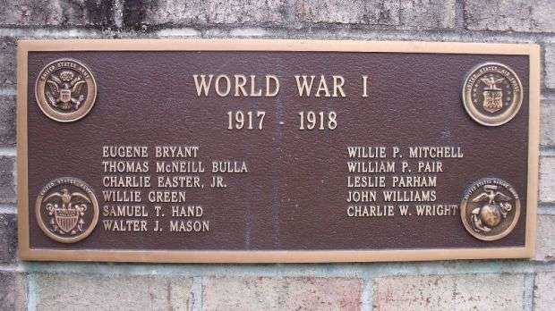 EMPORIA-GREENSVILLE VETERAN WAR MEMORIAL PLAQUE B