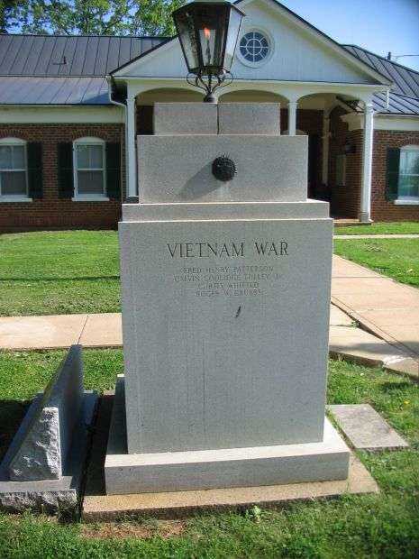 APPOMATTOX COUNTY ETERNAL FLAME WAR MEMORIAL SIDE D