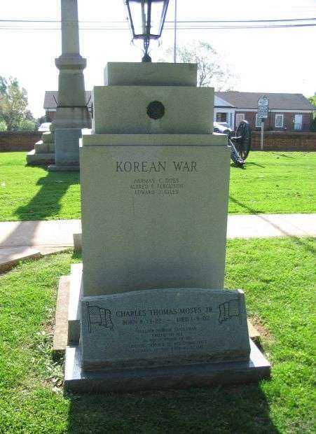 APPOMATTOX COUNTY ETERNAL FLAME WAR MEMORIAL SIDE C