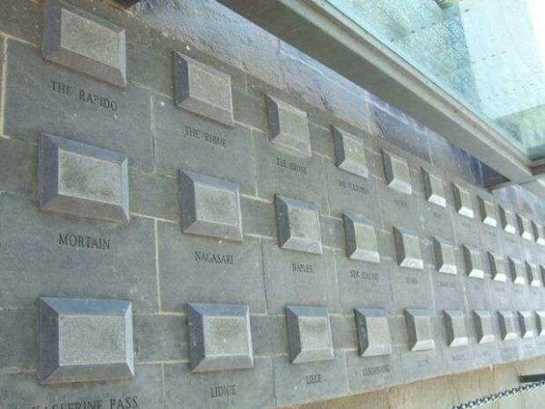 VIRGINIA WAR MEMORIAL WORLD WAR II CAMPAIGNS WALL D