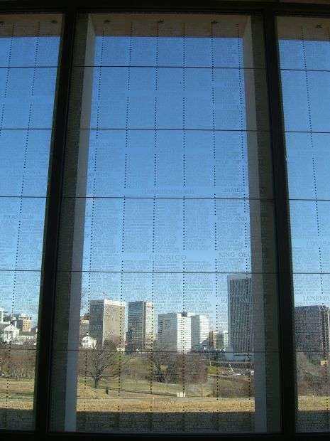 VIRGINIA WAR MEMORIAL SHRINE OF MEMORY PANEL F