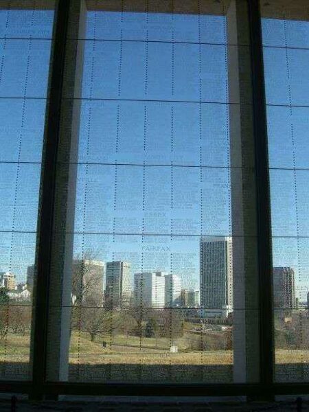 VIRGINIA WAR MEMORIAL SHRINE OF MEMORY PANEL E