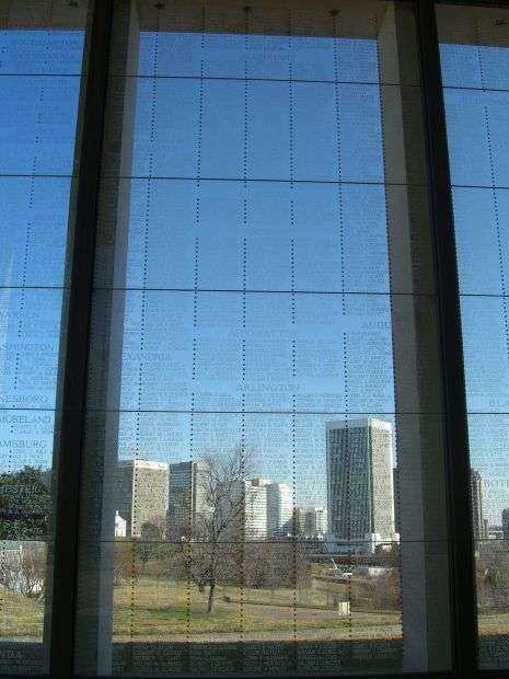 VIRGINIA WAR MEMORIAL SHRINE OF MEMORY PANEL C