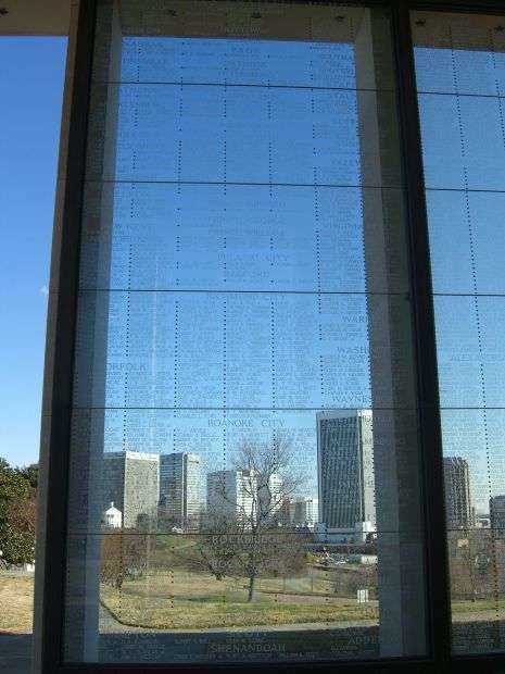 VIRGINIA WAR MEMORIAL SHRINE OF MEMORY PANEL B