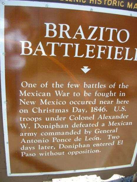 BRAZITO BATTLEFIELD MEMORIAL MARKER