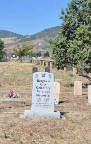 BINGHAM CITY CEMETERY VETERANS MEMORIAL FRONT