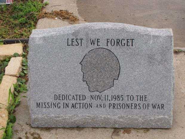 LEST WE FORGET MIA & POW MEMORIAL