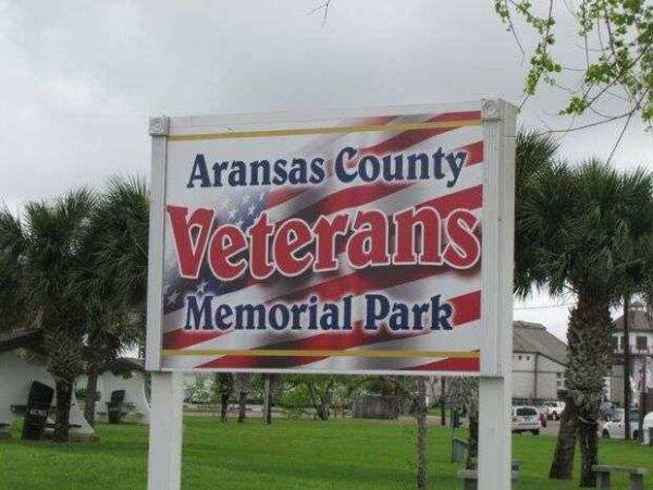 ARANSAS COUNTY VETERANS MEMORIAL PARK MARKER
