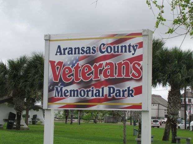 ARANSAS COUNTY VETERANS MEMORIAL PARK MARKER