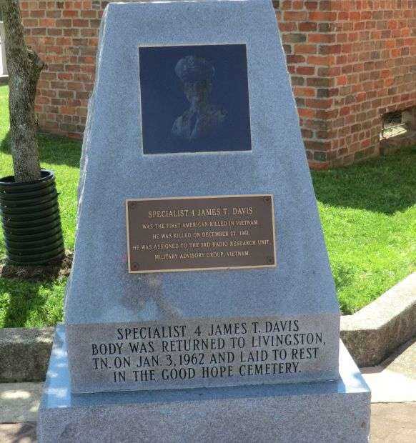 SPECIALIST 4 JAMES T. DAVIS WAR MEMORIAL
