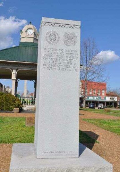 LAWRENCE COUNTY WAR MEMORIAL FRONT
