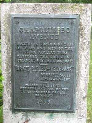 CHAPULTEPEC AVENUE MEMORIAL