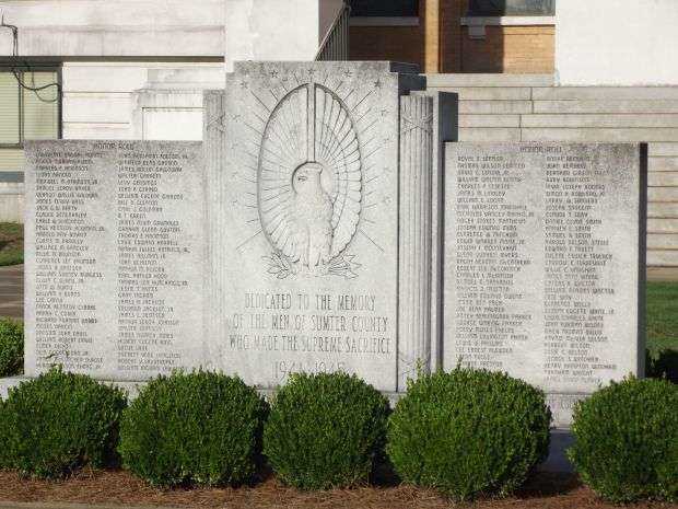 SUMTER COUNTY WORLD WAR II MEMORIAL