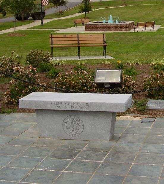 GREER CHAPTER 39 DAV MEMORIAL BENCH