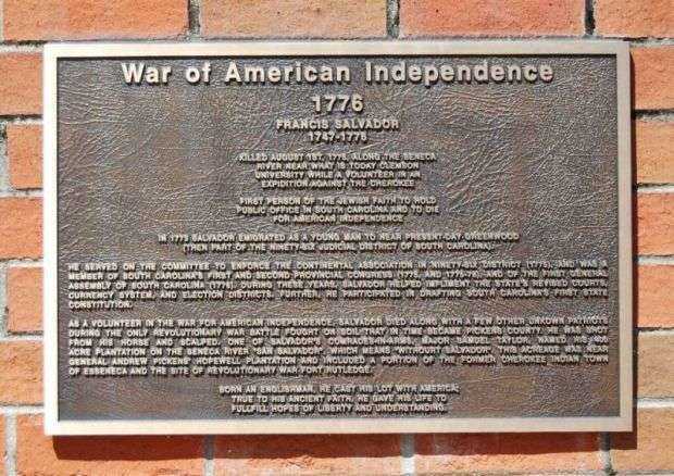 PICKENS COUNTY VETERANS MEMORIAL PLAQUE A