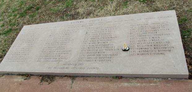 CITY OF ORANGEBURG VETERANS MEMORIAL FOUNTAIN STONE I