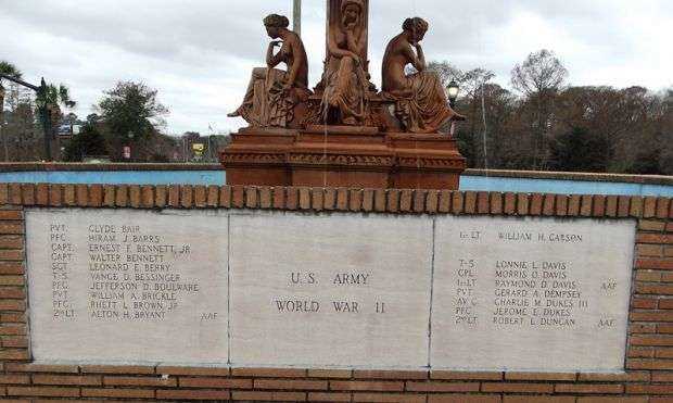 CITY OF ORANGEBURG VETERANS MEMORIAL FOUNTAIN STONE E