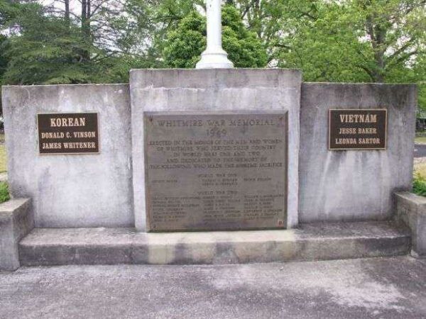 WHITMIRE WAR MEMORIAL