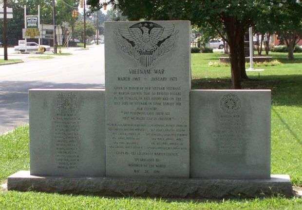 MARION COUNTY WAR MEMORIAL BACK