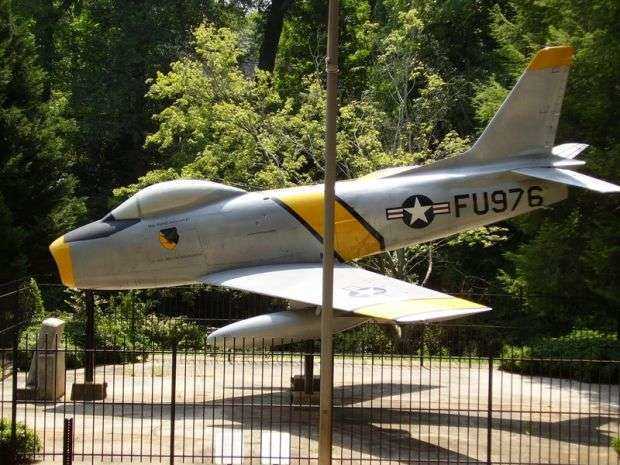 F-86 SABRE JET MEMORIAL AIRCRAFT