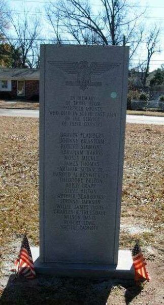 FAIRFIELD COUNTY SOUTH EAST ASIA MEMORIAL