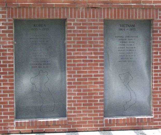 COLLETON COUNTY VETERANS WAR MEMORIAL PANELS C & D