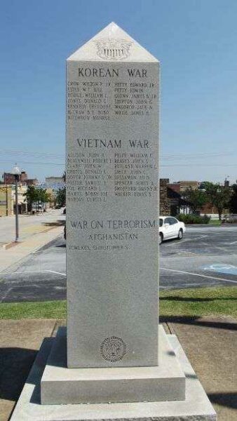 CHEROKEE COUNTY VETERANS MEMORIAL SIDE C