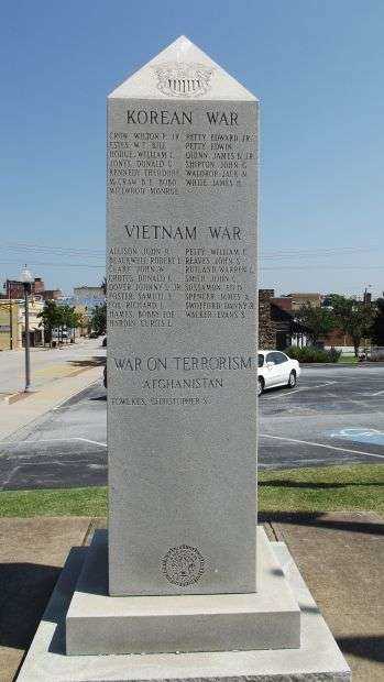 CHEROKEE COUNTY VETERANS MEMORIAL SIDE C