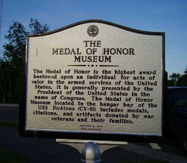 THE MEDAL OF HONOR MUSEUM MEMORIAL MARKER