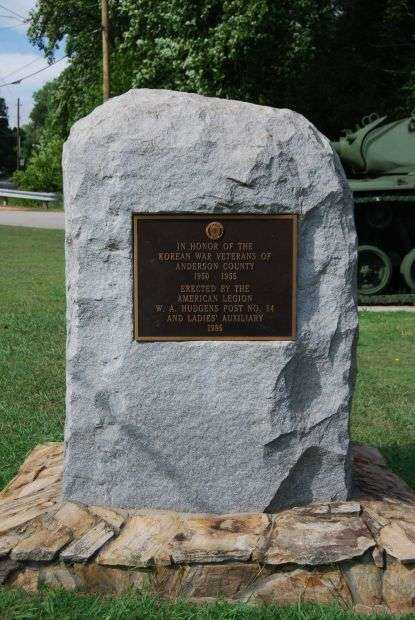 ANDERSON COUNTY KOREAN WAR VETERANS MEMORIAL
