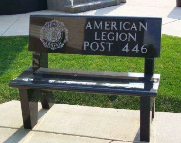 AMERICAN LEGION POST 446 MEMORIAL BENCH