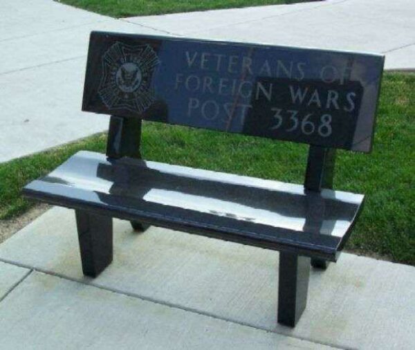 VETERANS OF FOREIGN WARS POST 3368 MEMORIAL BENCH