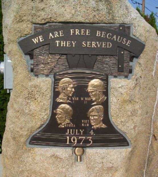 MOUNT PLEASANT WAR VETERANS MEMORIAL PLAQUE