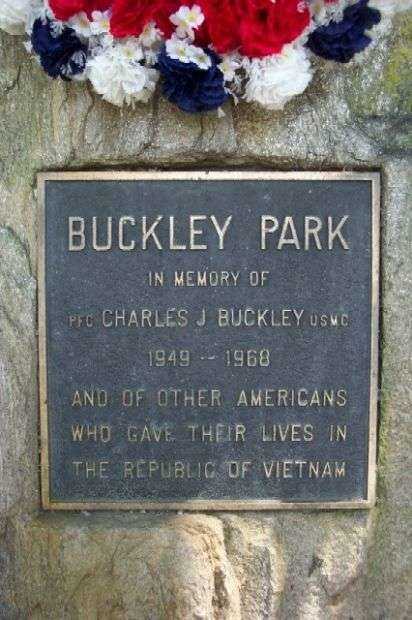 BUCKLEY PARK MEMORIAL PLAQUE