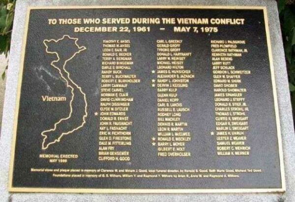 EAST COCALICO TOWNSHIP VIETNAM WAR MEMORIAL