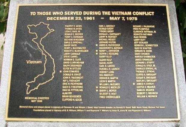 EAST COCALICO TOWNSHIP VIETNAM WAR MEMORIAL