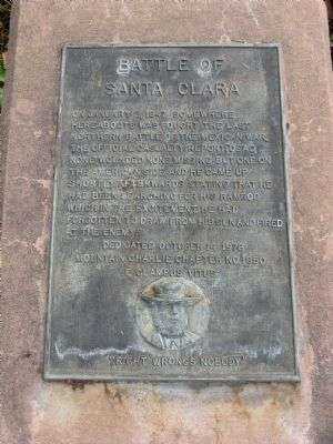 BATTLE OF SANTA CLARA MEMORIAL