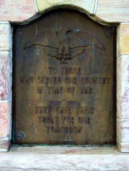 HUNTINGDON WAR MEMORIAL PLAQUE