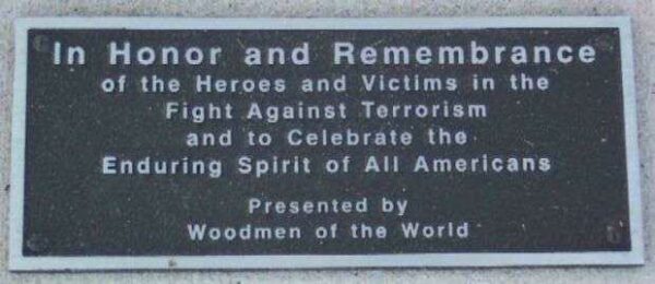 FULTON COUNTY WAR ON TERRORISM MEMORIAL PLAQUE B
